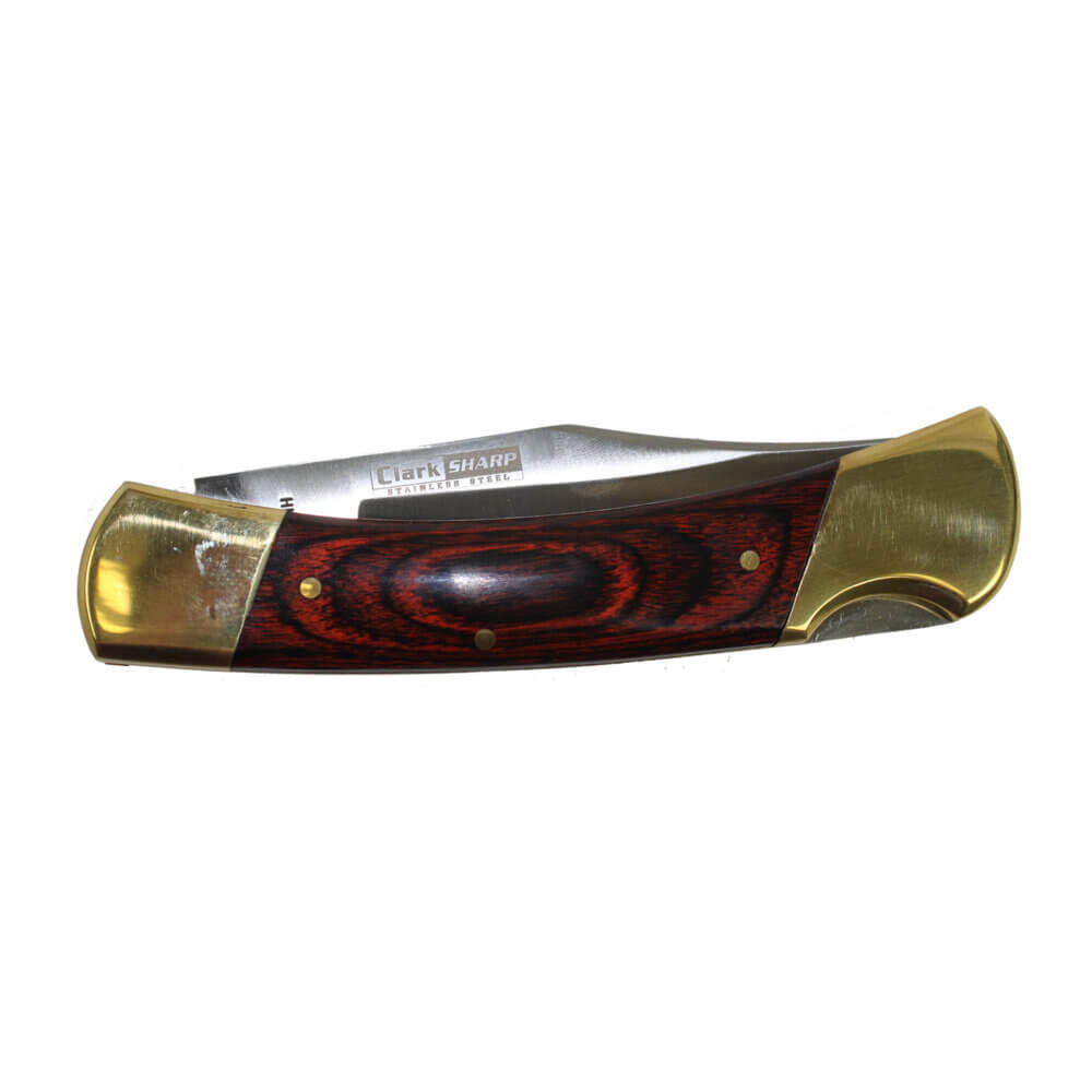 Krieghoff “Folding Hunter” Knife with Cocobolo Handles by Hard Hat