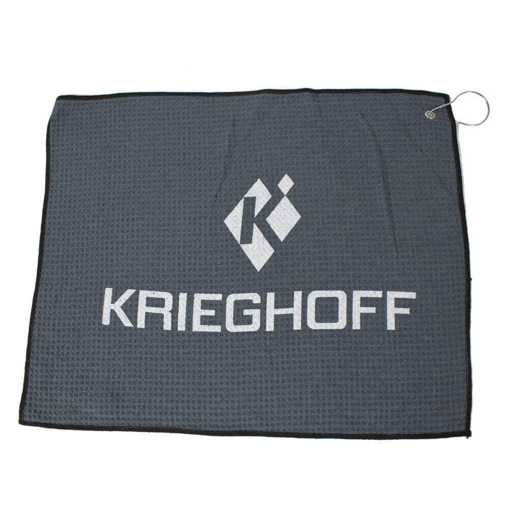 Krieghoff Waffle Knit Gun Towel, Grey